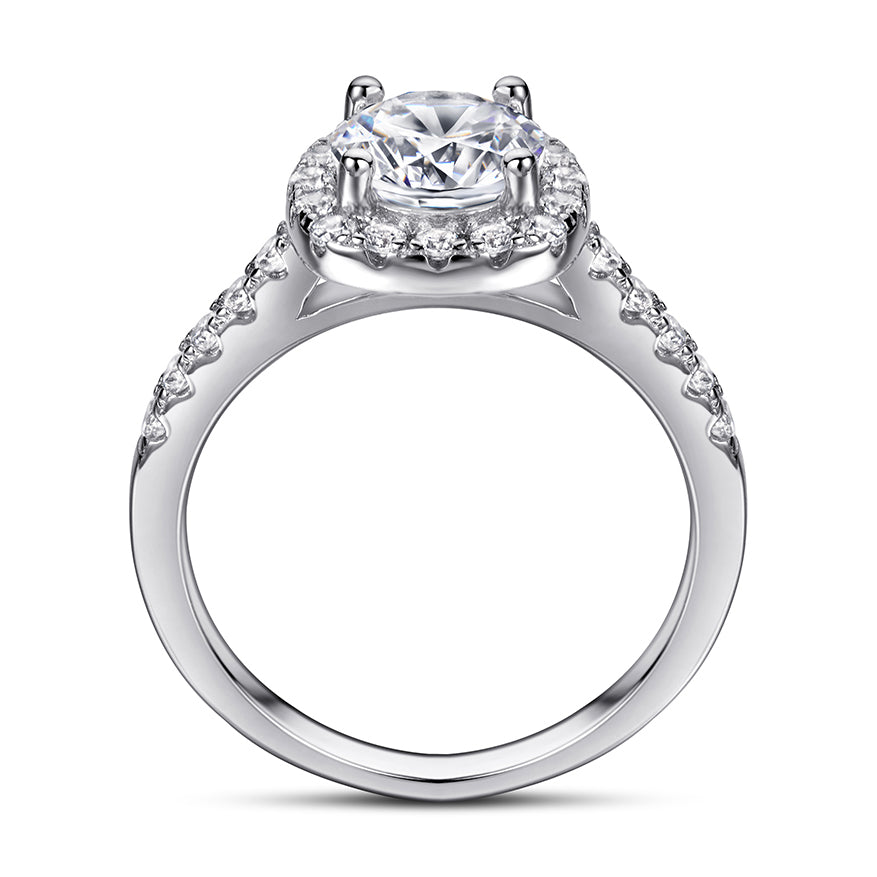 Classical Solitaire ring square