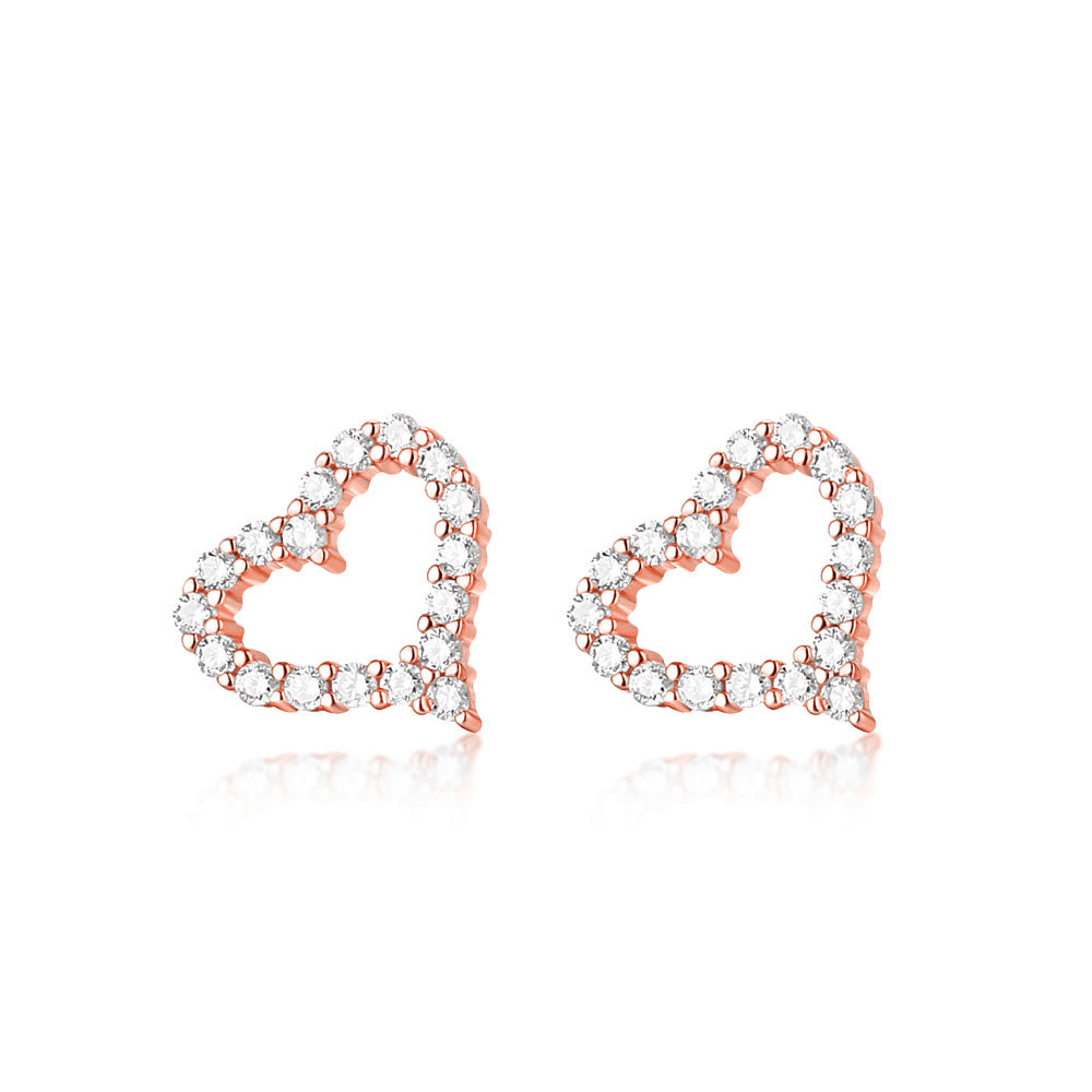 Studded Heart Earring