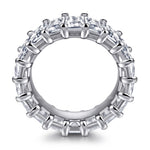 White Emerald Zircon Studded Ring