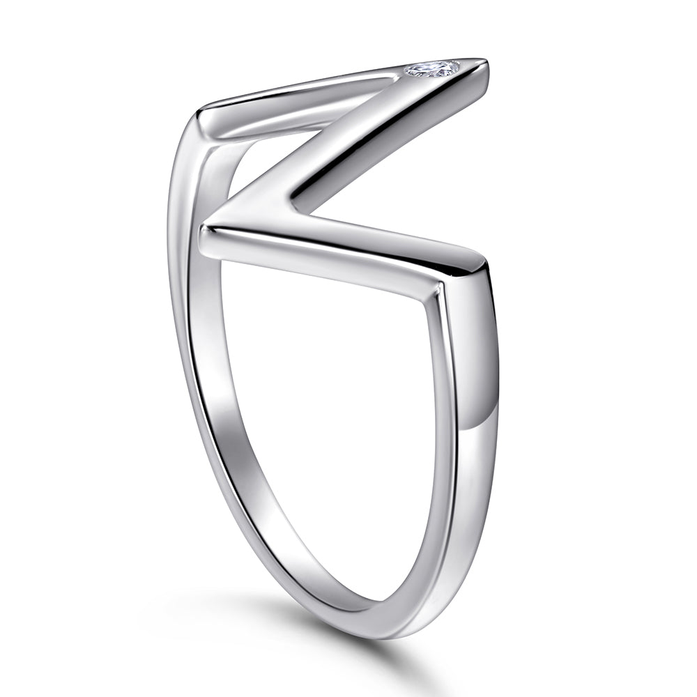 ZigZag Silver Ring