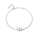 Cute Butterfly Silver Bracelet