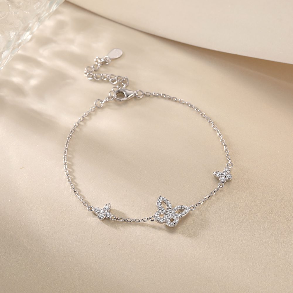 Butterfly shape Silver Bracelet