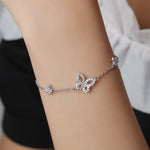 Butterfly shape Silver Bracelet