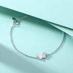 Cute Butterfly Silver Bracelet