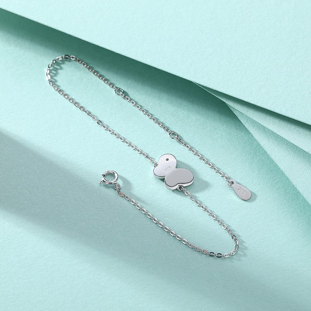 Cute Butterfly Silver Bracelet