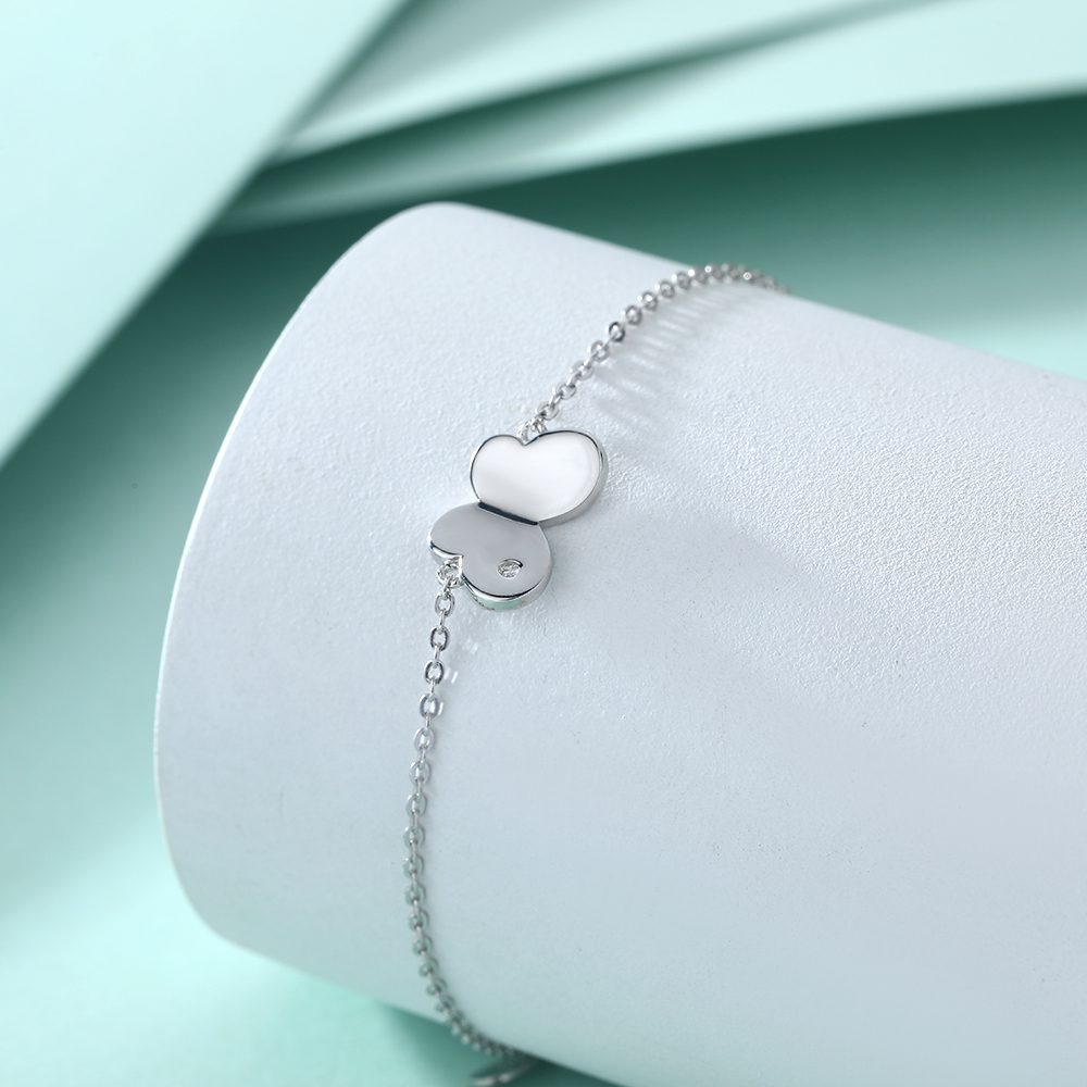Cute Butterfly Silver Bracelet