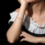 Cute Butterfly Silver Bracelet