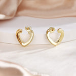 Gold platted heart Earring