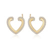 Gold platted heart Earring