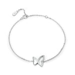 Hollow Butterfly Silver Bracelet