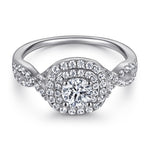 Crown studded double ring