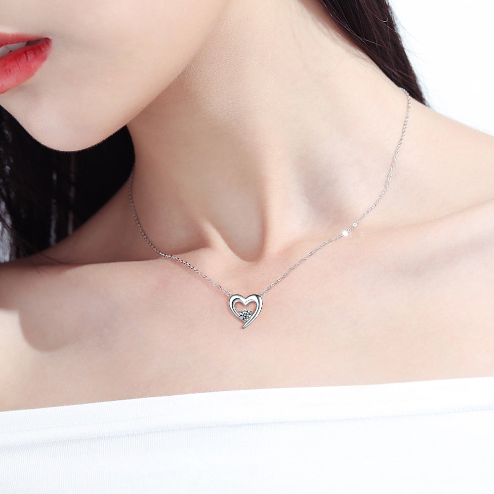 Silver Heart Necklace