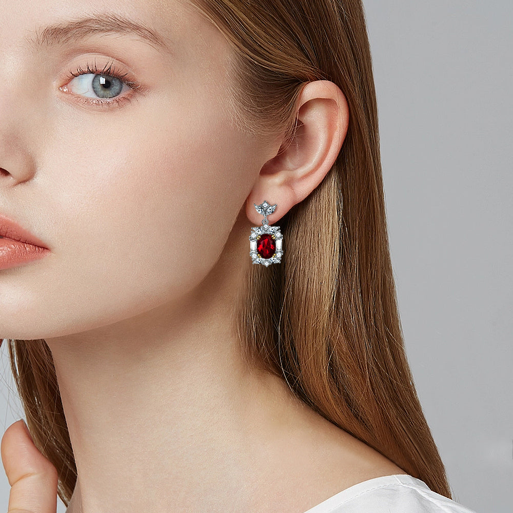 Ruby Earrings